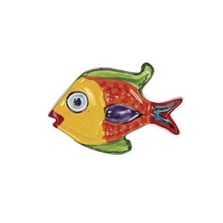 Bas-Relief Fish PER320A-1 De Simone Pottery Bas-Relief Fish PER320A-1 De Simone Pottery